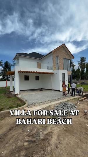 Villa ya vyumba vinne inauzwa Bahari Beach, Dar Es Salaam (430 sqm)