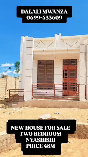 Nyumba ya vyumba viwili inauzwa Nyashishi, Mwanza (600 sqm)