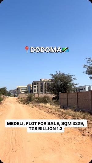 Kiwanja kinauzwa Medeli, Dodoma sqm 3329 Kiwanja kinauzwa Medeli, Dodoma sqm 3329