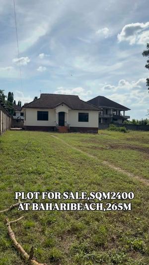 Plot for sale in Bahari Beach, Dar Es Salaam sqm 2400 Plot for sale in Bahari Beach, Dar Es Salaam sqm 2400