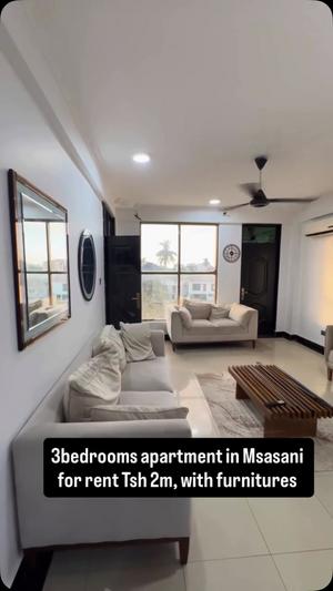 Apartment ya vyumba vitatu inapangishwa Msasani, Dar Es Salaam Apartment ya vyumba vitatu inapangishwa Msasani, Dar Es Salaam