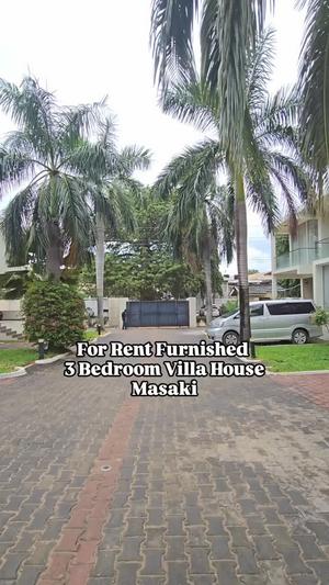 Villa (Furnished) ya vyumba vitatu inapangishwa Masaki, Dar Es Salaam