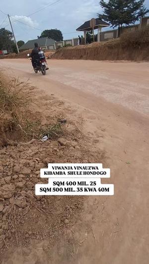 Viwanja vinauzwa Kibamba Shule Hondogo, Dar Es Salaam (400 sqm) Viwanja vinauzwa Kibamba Shule Hondogo, Dar Es Salaam (400 sqm)