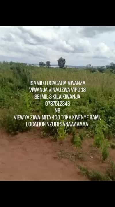 Viwanja vinauzwa Isamilo Usagara, Mwanza (1 acre)