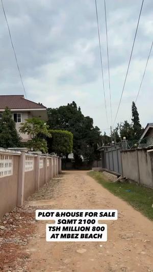 Kiwanja kinauzwa Mbezi Beach, Dar Es Salaam (2100 sqm)