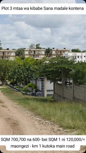 Residential Plot for Sale in Madale Polisi, Dar Es Salaam (400 sqm)