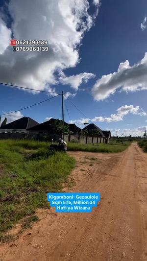 Kiwanja kinauzwa Gezaulole, Dar Es Salaam sqm 575