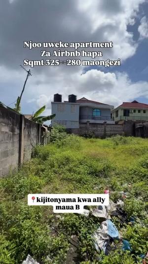 Plot for sale in Kijitonyama, Dar Es Salaam sqm 325
