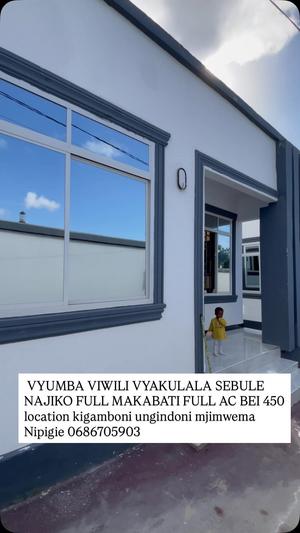 Nyumba ya vyumba viwili inapangishwa Kigamboni Ungindoni Mjimwema, Dar Es Salaam Nyumba ya vyumba viwili inapangishwa Kigamboni Ungindoni Mjimwema, Dar Es Salaam