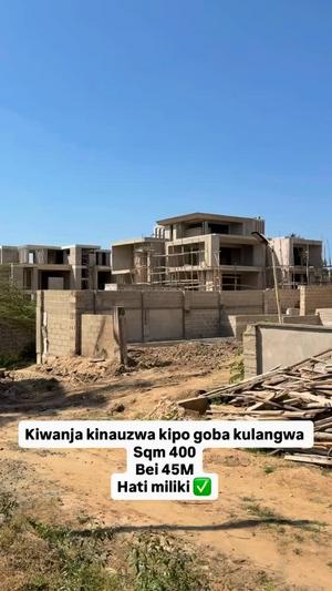 Kiwanja kinauzwa Goba Kulangwa, Dar Es Salaam (400 sqm) Kiwanja kinauzwa Goba Kulangwa, Dar Es Salaam (400 sqm)
