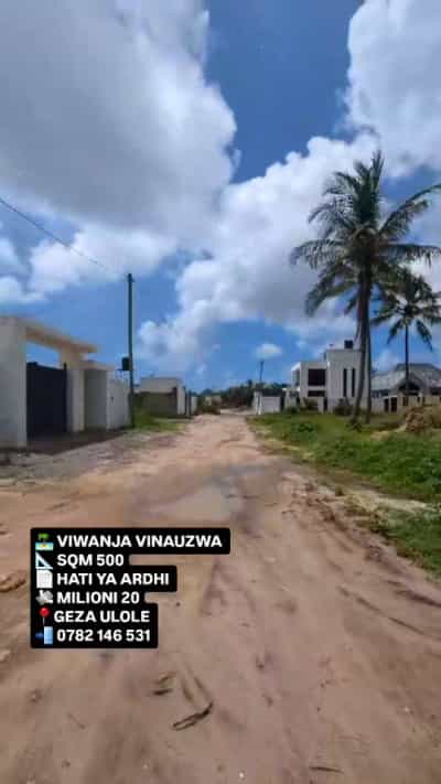 Residential Plot for Sale in Kigamboni Geza Ulole, Dar Es Salaam (500 sqm)