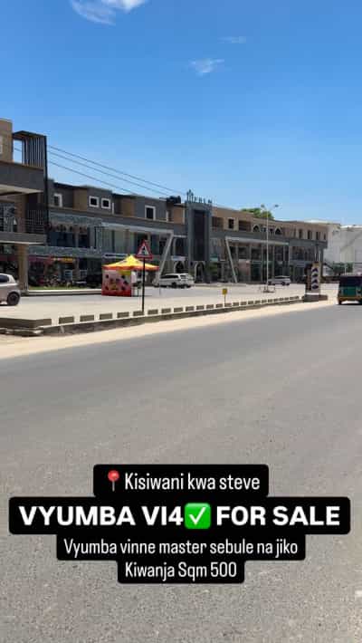 Nyumba ya vyumba vinne inauzwa kisiwani, Dar Es Salaam (500 sqm)