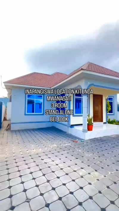Nyumba ya vyumba vitatu inapangishwa Kitunda Migombani, Dar Es Salaam