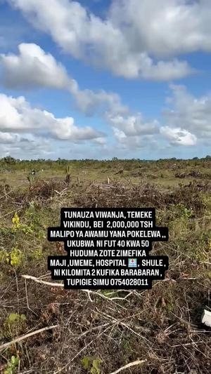 Viwanja vinauzwa Temeke Vikindu, Dar Es Salaam Viwanja vinauzwa Temeke Vikindu, Dar Es Salaam