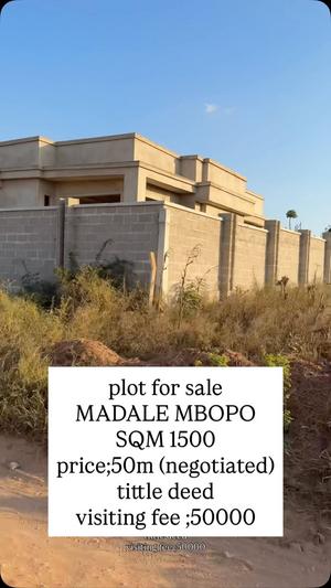 Residential Plot for Sale in Madale Mpopo, Dar Es Salaam (1500 sqm) Residential Plot for Sale in Madale Mpopo, Dar Es Salaam (1500 sqm)
