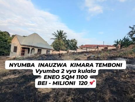 2 Bedrooms House for Sale in Kimara Temboni, Dar Es Salaam (1100 sqm) 2 Bedrooms House for Sale in Kimara Temboni, Dar Es Salaam (1100 sqm)