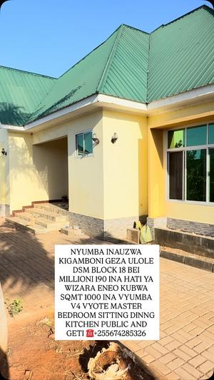 4 Bedrooms House for Sale in Kigamboni Geza Ulole, Dar Es Salaam (1000 sqm) 4 Bedrooms House for Sale in Kigamboni Geza Ulole, Dar Es Salaam (1000 sqm)