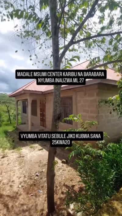 Nyumba ya vyumba vitatu inauzwa MADALE MSUMI CENTER, Dar Es Salaam