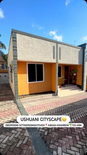 Nyumba ya vyumba viwili inapangishwa Kibada, Dar Es Salaam