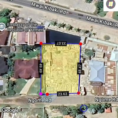 Residential Plot for Rent in Mikocheni, Dar Es Salaam (1500 sqm)