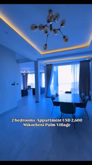 Apartment (Furnished) ya vyumba viwili inapangishwa Mikocheni, Dar Es Salaam