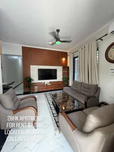 Apartment (Furnished) ya vyumba viwili inapangishwa Msasani, Dar Es Salaam
