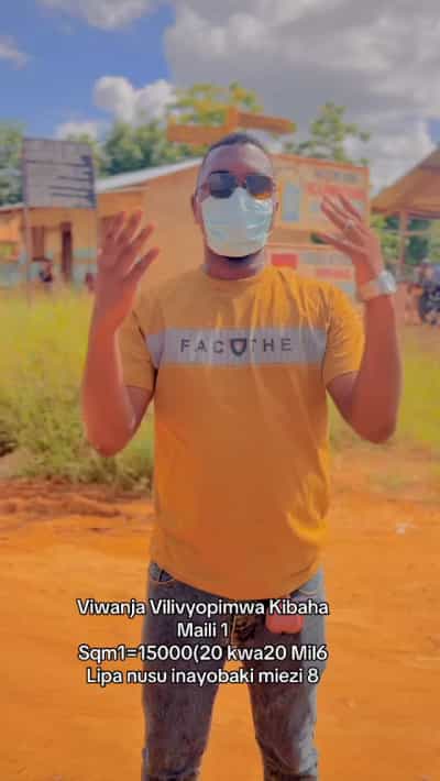 Residential Plot for Sale in Kibaha Maili 1 (Bokotemboni), Pwani (400 sqm)