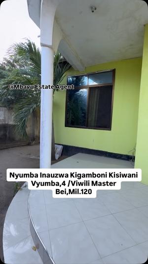 Nyumba ya vyumba vinne inauzwa Kigamboni Kisiwani, Dar Es Salaam (800 sqm) Nyumba ya vyumba vinne inauzwa Kigamboni Kisiwani, Dar Es Salaam (800 sqm)