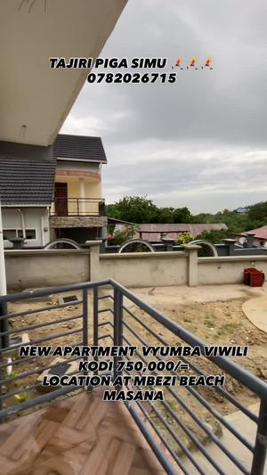 Nyumba ya vyumba viwili inapangishwa Mbezi Beach Masana, Dar Es Salaam