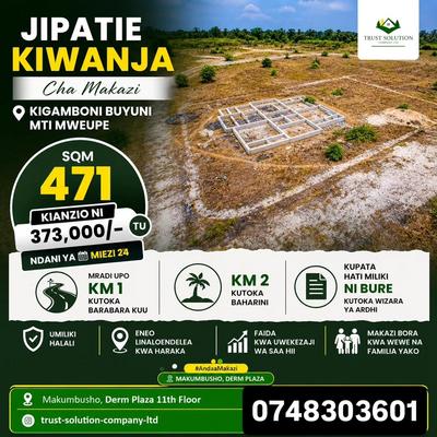 Viwanja vinauzwa Buyuni (Mti Mweupe), Kigamboni, Dar Es Salaam