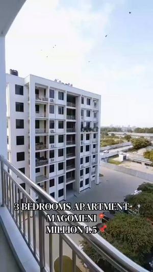 Apartment ya vyumba vitatu inapangishwa Magomeni Usalama, Dar Es Salaam