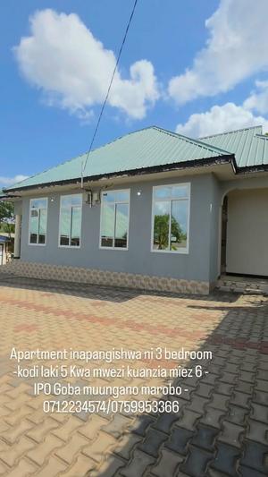 3 Bedrooms Apartment for Rent in Goba Muungano Marobo, Dar Es Salaam
