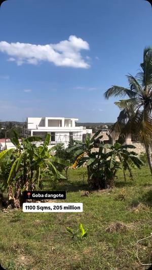 Plot for sale in Goba Dangote, Dar Es Salaam sqm 1100 Plot for sale in Goba Dangote, Dar Es Salaam sqm 1100