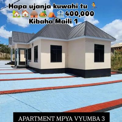 Apartment ya vyumba vitatu inapangishwa Kibaha Maili Moja, Pwani Apartment ya vyumba vitatu inapangishwa Kibaha Maili Moja, Pwani
