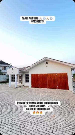 Nyumba ya vyumba vitatu inapangishwa Ununio Beach, Dar Es Salaam Nyumba ya vyumba vitatu inapangishwa Ununio Beach, Dar Es Salaam