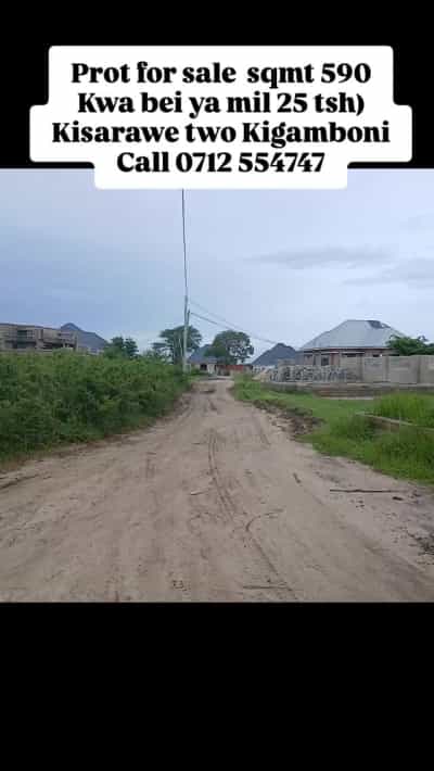 Kiwanja kinauzwa Kisarawe Two, Pwani (590 sqm)