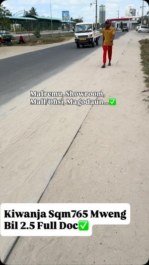 Kiwanja (Commercial Plot) kinauzwa Mwenge, Dar Es Salaam (765 sqm)