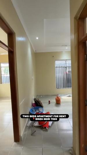 Apartment ya vyumba viwili inapangishwa Sinza Mori, Dar Es Salaam