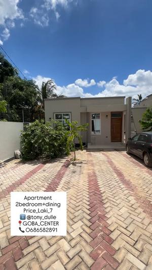 Apartment ya vyumba viwili inapangishwa Goba Center, Dar Es Salaam