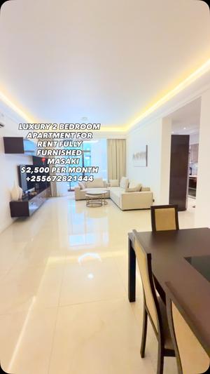 Apartment (Furnished) ya vyumba viwili inapangishwa Masaki, Dar Es Salaam