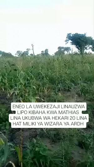 Plot for sale in Kibaha Town, Pwani acre 20