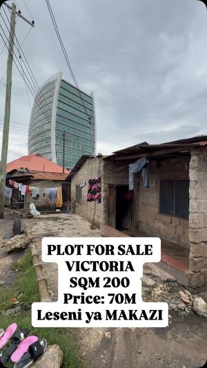 Kiwanja kinauzwa Victoria, Dar Es Salaam (200 sqm)