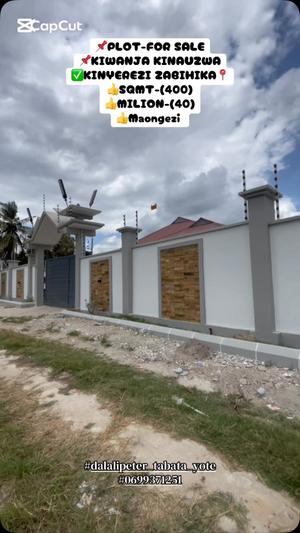 Residential Plot for Sale in Tabata Kinyelezi, Dar Es Salaam (400 sqm) Residential Plot for Sale in Tabata Kinyelezi, Dar Es Salaam (400 sqm)