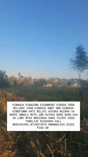 Kiwanja kinauzwa Kibada, Dar Es Salaam (900 sqm)