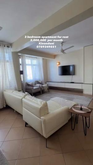 Apartment (Furnished) ya vyumba vitatu inapangishwa Kinondoni, Dar Es Salaam