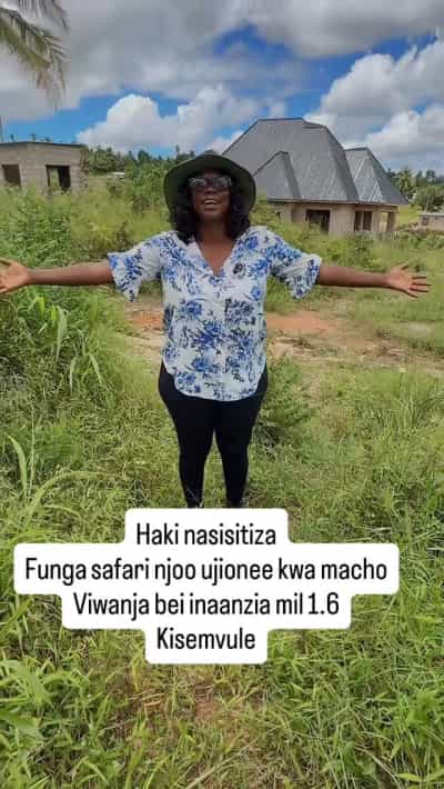 Kiwanja kinauzwa Kibamba, KISemvule, Pwani (224 sqm)