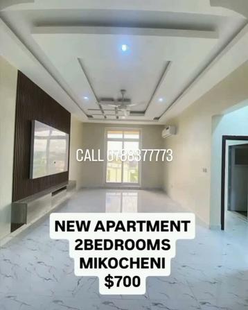 Apartment ya vyumba viwili inapangishwa Mikocheni, Dar Es Salaam Apartment ya vyumba viwili inapangishwa Mikocheni, Dar Es Salaam