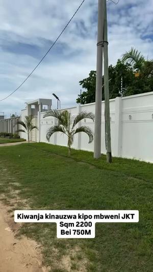 Kiwanja kinauzwa Mbweni Jkt, Dar Es Salaam sqm 2200 Kiwanja kinauzwa Mbweni Jkt, Dar Es Salaam sqm 2200