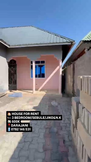 Nyumba ya vyumba vitatu inapangishwa Kigamboni Darajani, Dar Es Salaam