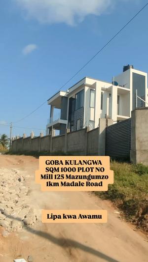 Kiwanja kinauzwa Goba Kulangwa, Dar Es Salaam (1000 sqm) Kiwanja kinauzwa Goba Kulangwa, Dar Es Salaam (1000 sqm)